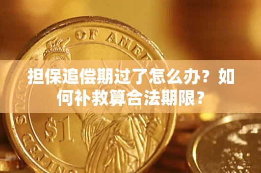 济南担保追偿期过了怎么办？如何补救算合法期限？