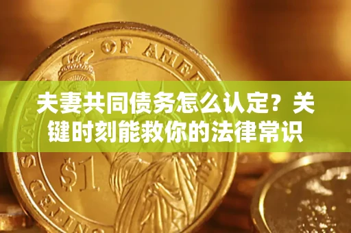 济南夫妻共同债务怎么认定？关键时刻能救你的法律常识